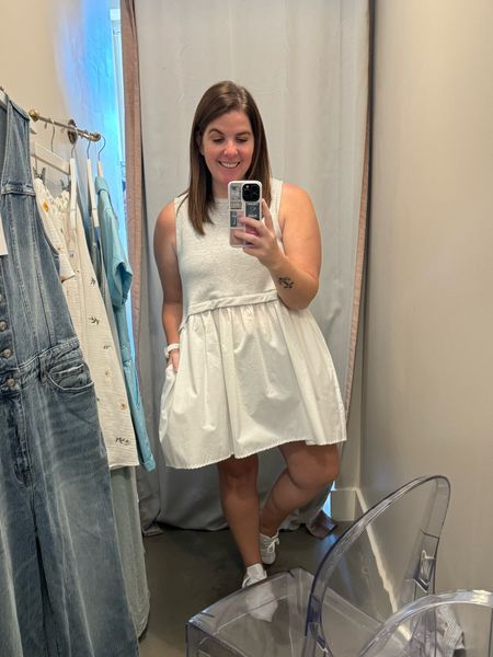 Another designer dress and this one is so good! The dress is perfect for spring and summer and it would be cute with sneakers, sandals or even a colorful pair of cowboy boots! The dress runs TTS and is $59! 

#LTKstyletip #LTKmidsize #LTKfindsunder100