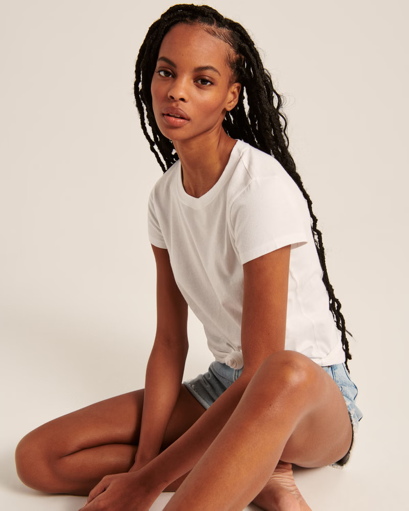 Everyday Crew Essential Tee | Abercrombie & Fitch (US)