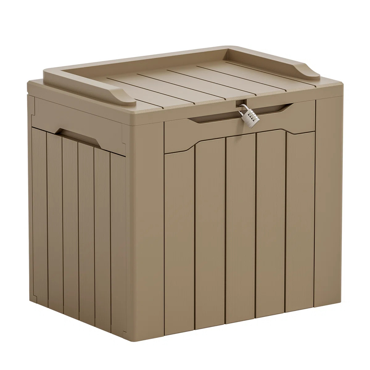 Devoko 32 Gallon Water Resistant Lockable Deck Box With Seat | Wayfair North America