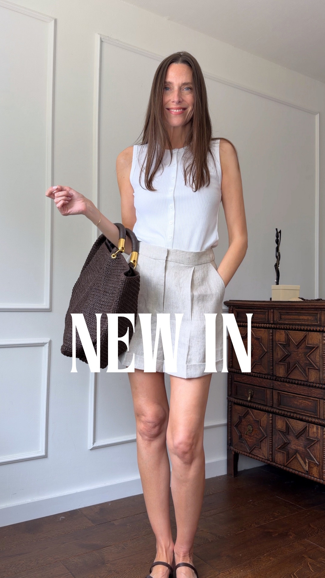 Sizing:

Navy backless dress, S
Beige linen shorts, UK 8
White button-through sleeveless top, S
Linen short-sleeved top, S
Loose linen dress, UK 8
Blue occasion dress, UK 8
Black shorts, UK 8
Black bikini top, UK 8
Black beach coverup, S-M

#LTKsummer #LTKdresses #LTKstyletip