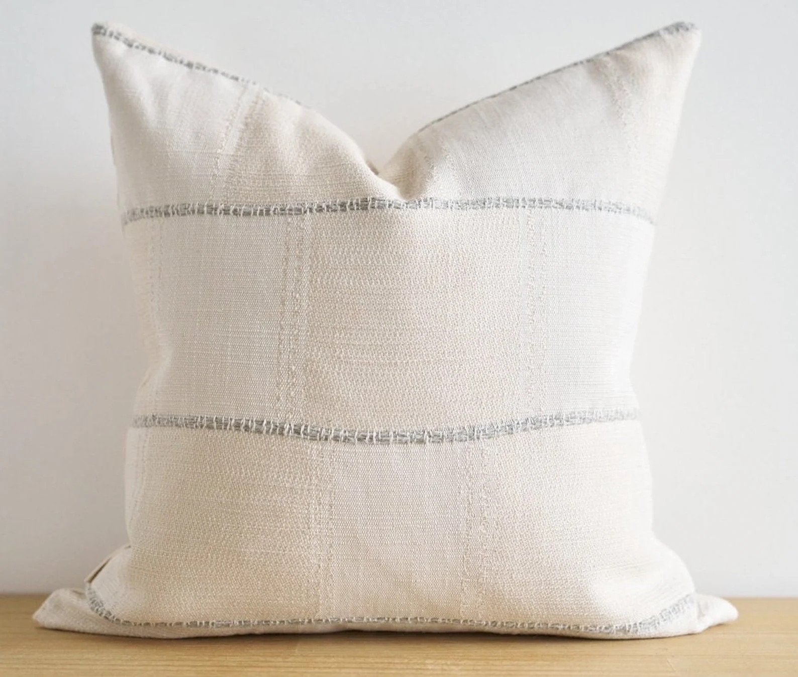 Neutral Pillow Cover Cream Beige Grey, Neutral Casual Pillow, Modern Coastal Pillow, Modern Decor... | Etsy (Global)
