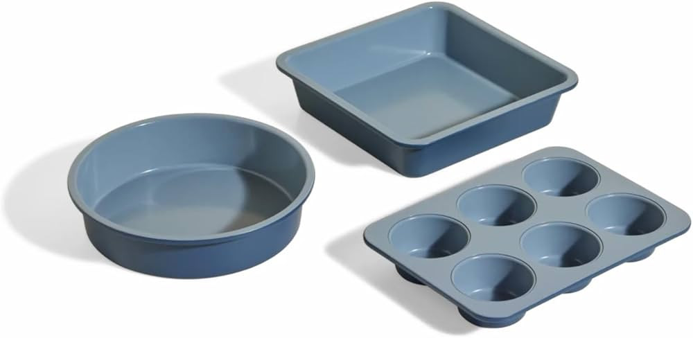Our Place Wonder Oven Baker’s Kit – 3-Piece Toxin-Free Ceramic Nonstick Bakeware Set (8” Ro... | Amazon (US)