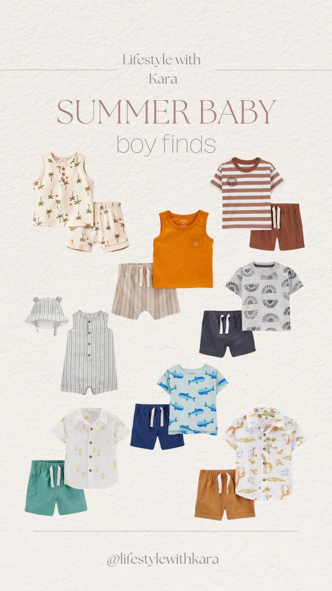 Summer baby boy finds! Under $15 

#LTKBaby #LTKSeasonal