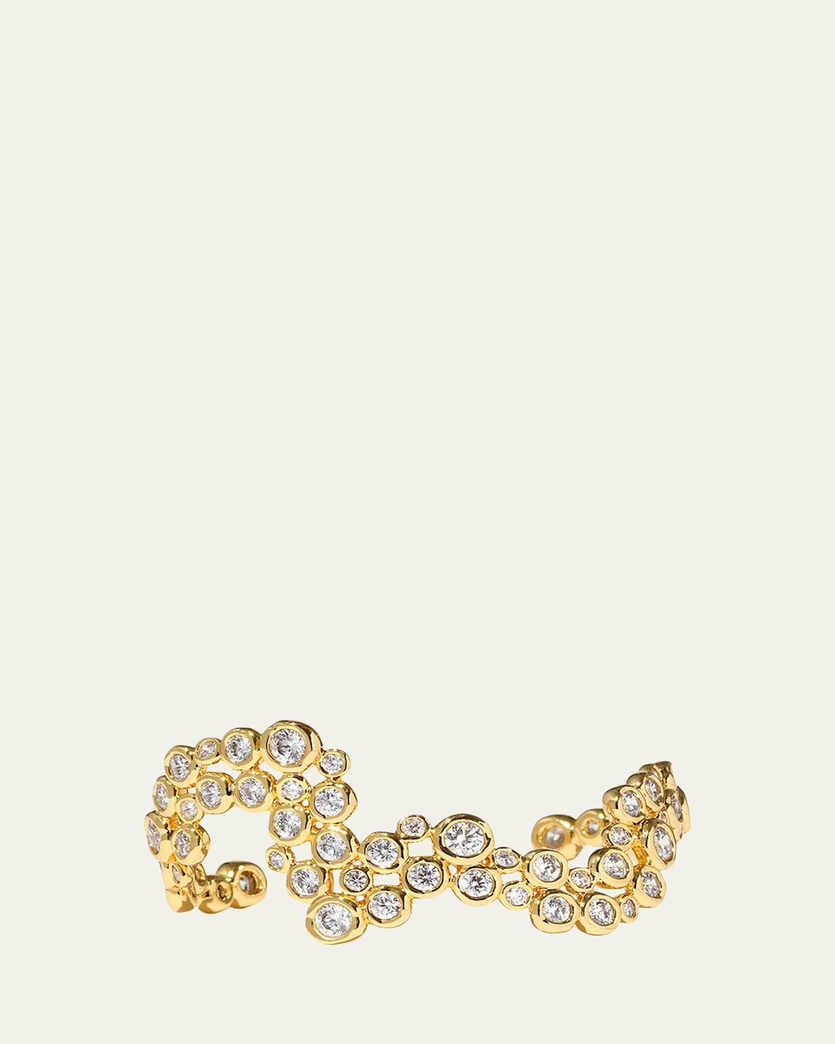 Asterales Cubic Zirconia Wave Cuff Bracelet | Bergdorf Goodman