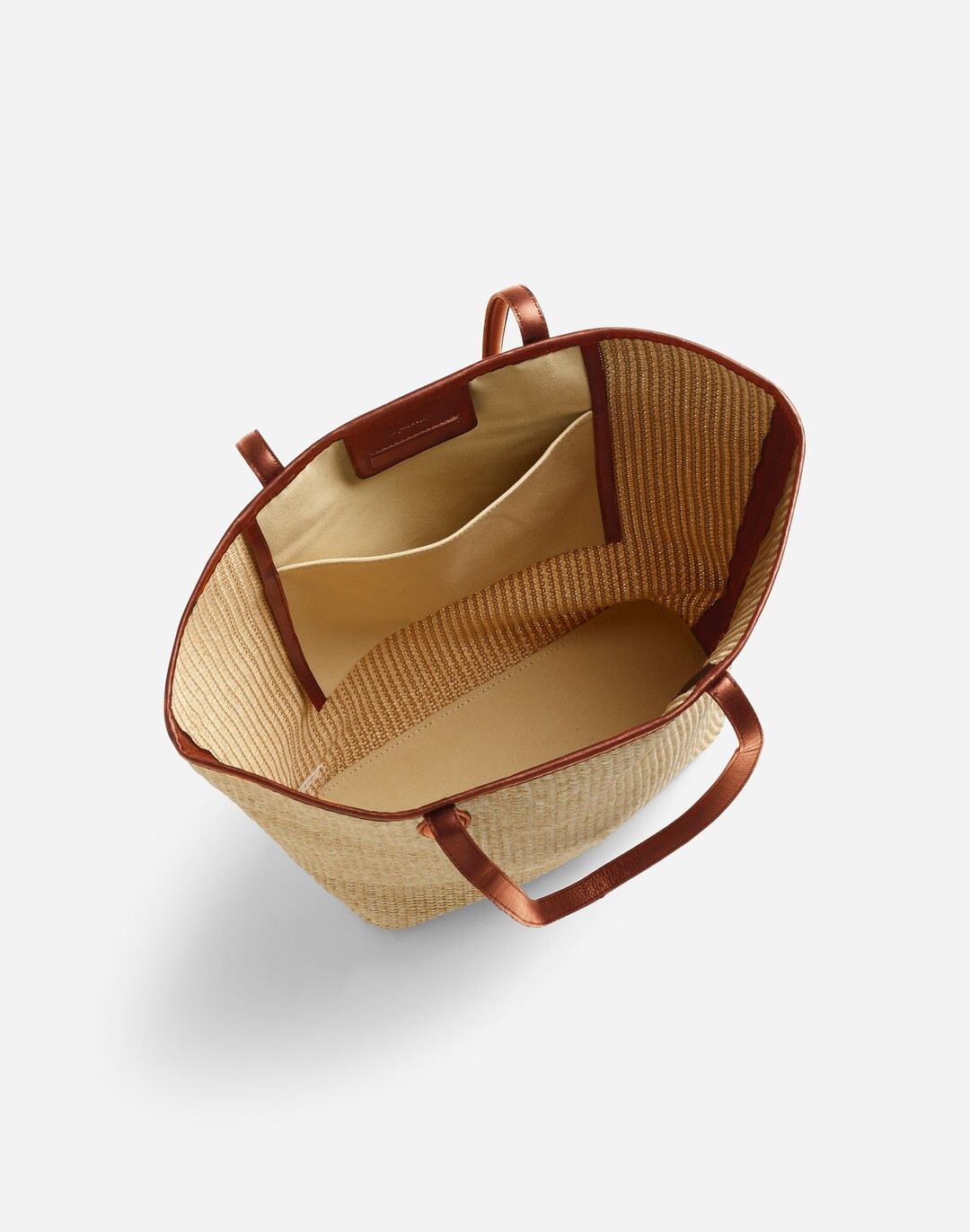 The Leather-Trimmed Straw Tote | Madewell