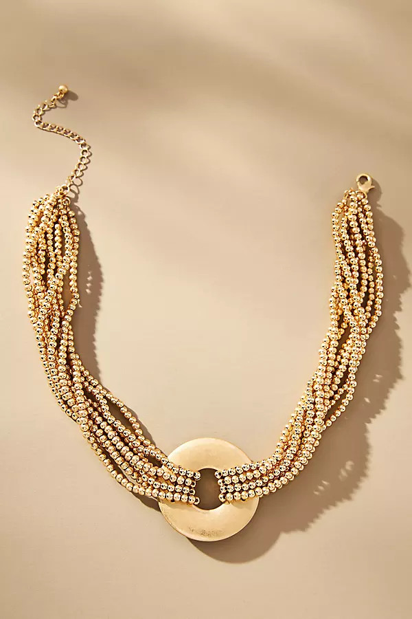 Layered Pearl Collar Necklace | Anthropologie (US)