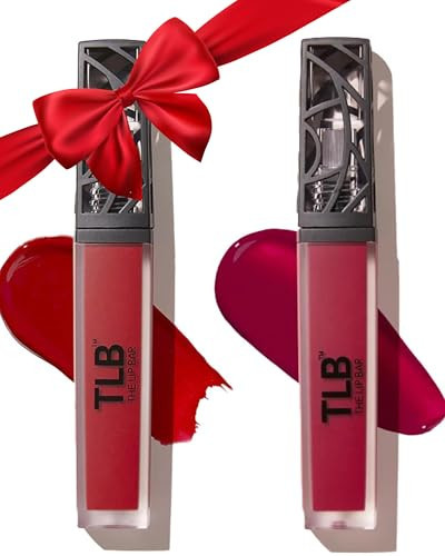 The Lip Bar - Nonstop Liquid Matte Lipstick Mini 2-Pack, Bawse Lady (Blue Red) + Rich Auntie (Deep Berry) - High Pigment - One Swipe - Long Lasting - Jojoba Oil & Vitamin E - Vegan - .05 fl oz each | Amazon (US)