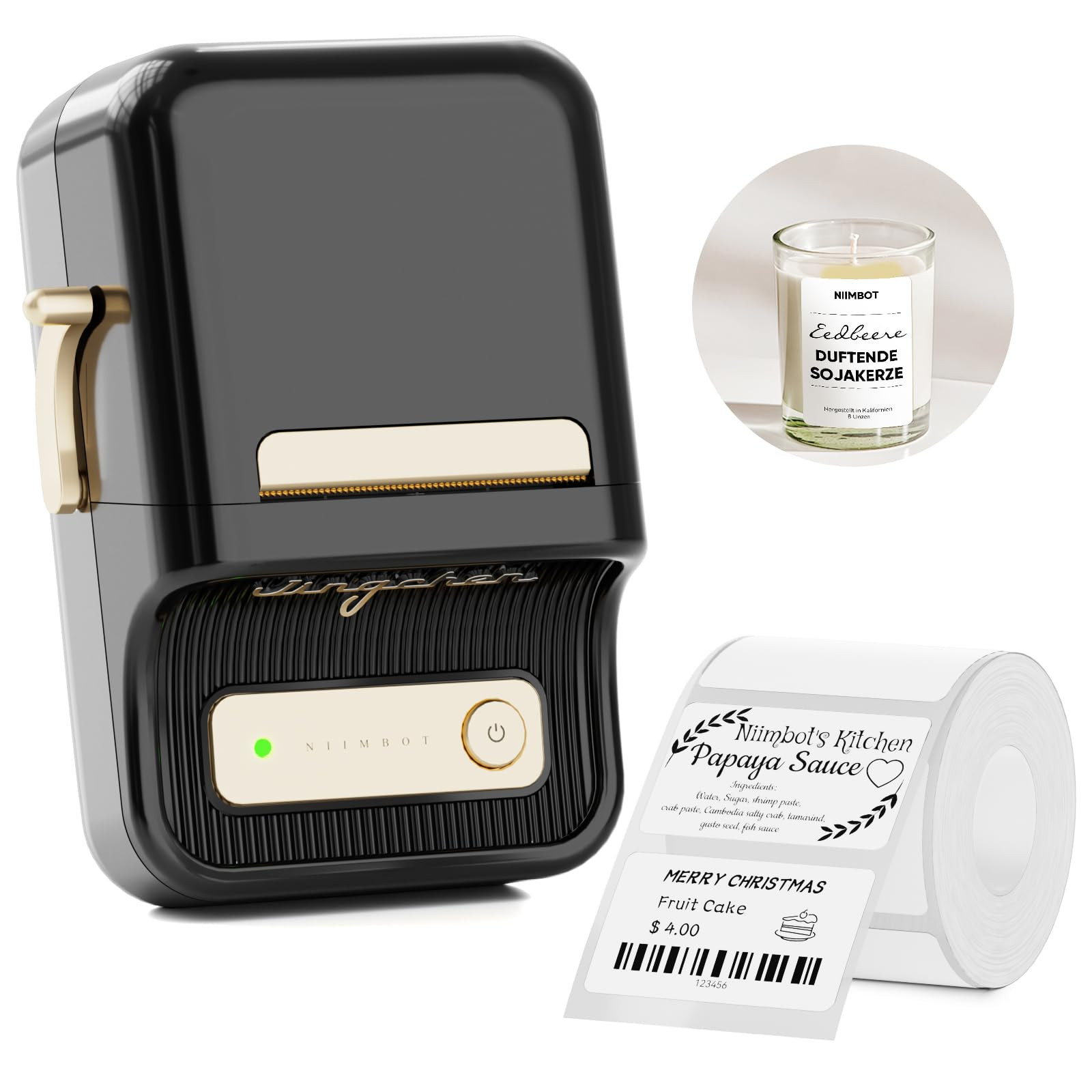 NIIMBOT B21 Inkless Label Maker, Portable Thermal Label Printer for Clothing, Address, Business, ... | Amazon (US)