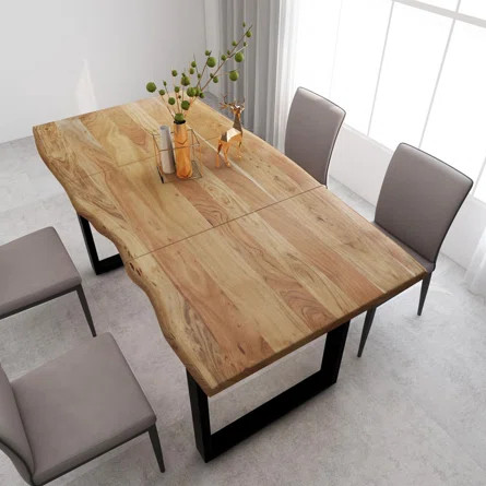 Foundstone™ Robie 22.8" Acacia Dining Table | Wayfair Professional