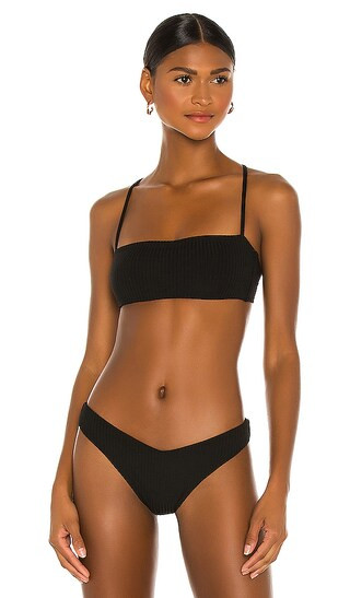 Maja Bikini Top in Black | Revolve Clothing (Global)