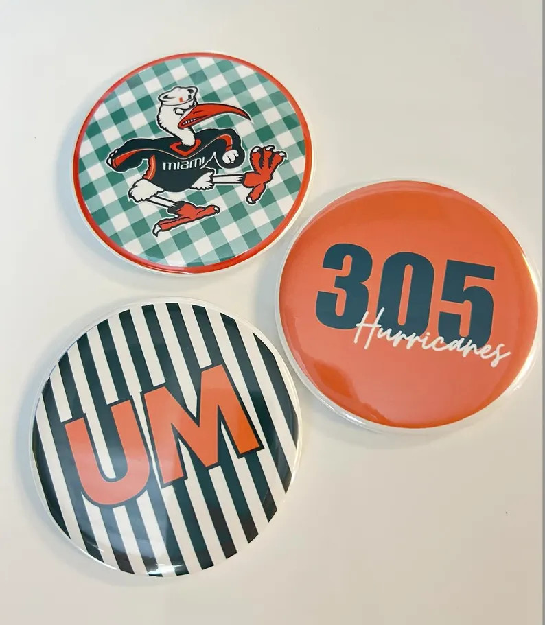 Umiami Game Day Buttons - Etsy | Etsy (US)