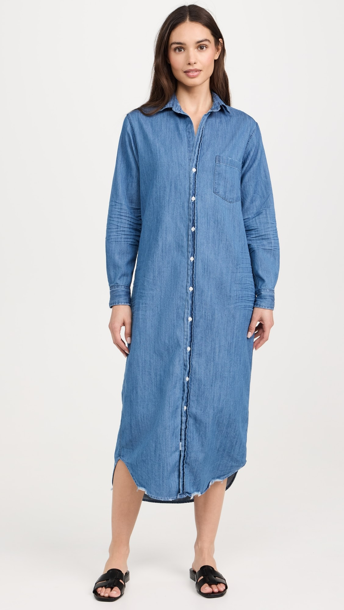 Chambray Shirtdress | Shopbop