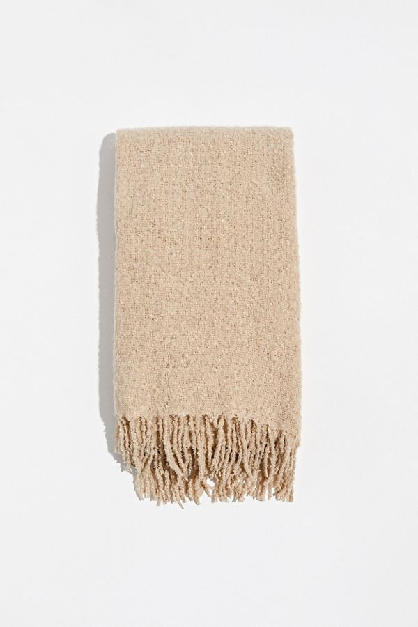 UO Oversized Soft Boucle Scarf | Urban Outfitters (US and RoW)
