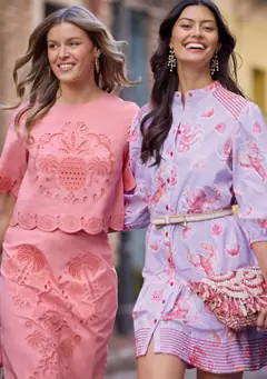 Crown & Ivy™ Sewing Down South x Crown & Ivy™ Brooke Three Quarter Sleeve Printed Dress with ... | Belk