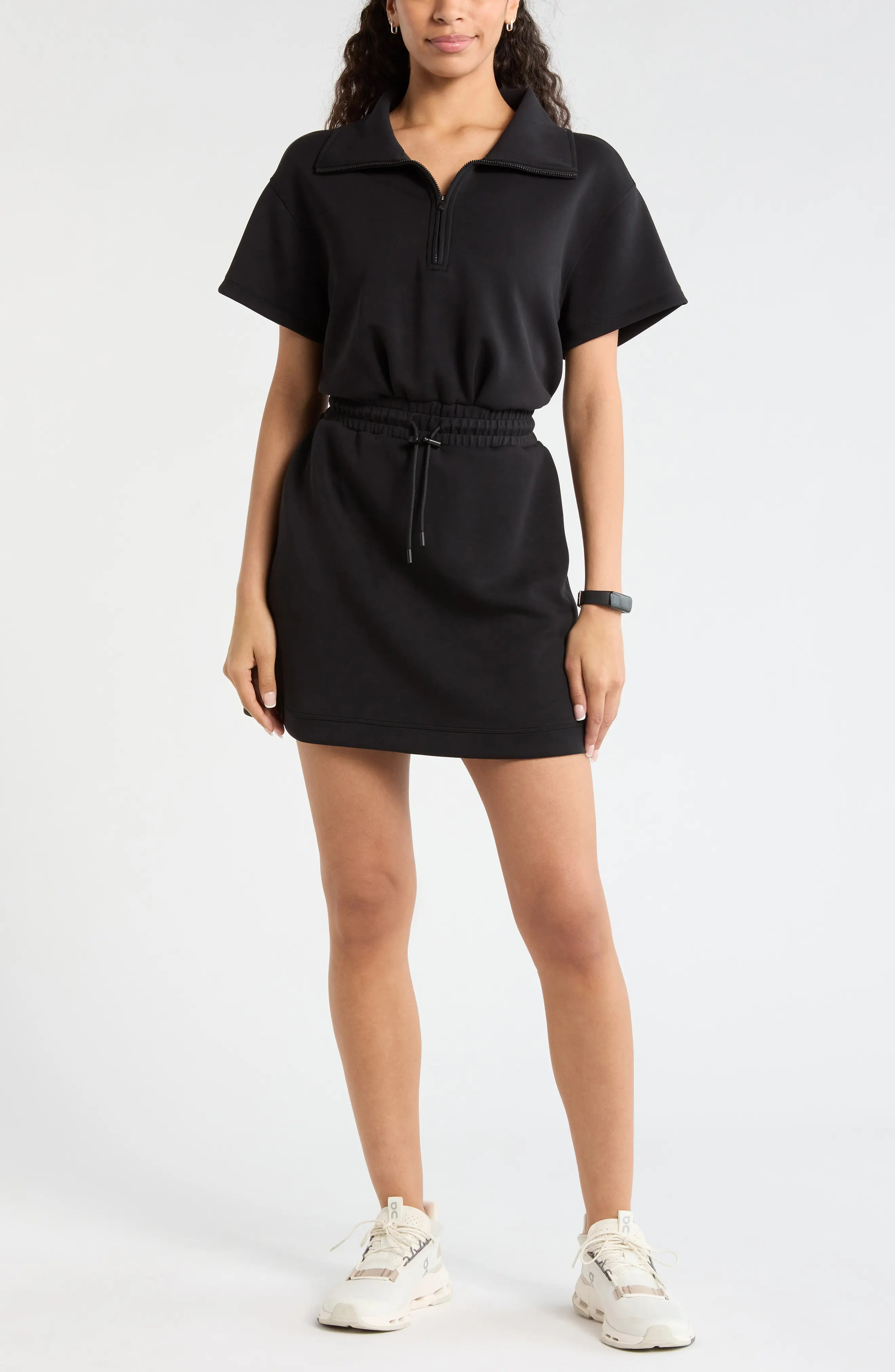 Soft Luxe Knit Quarter Zip Dress (Women) | Nordstrom | Nordstrom