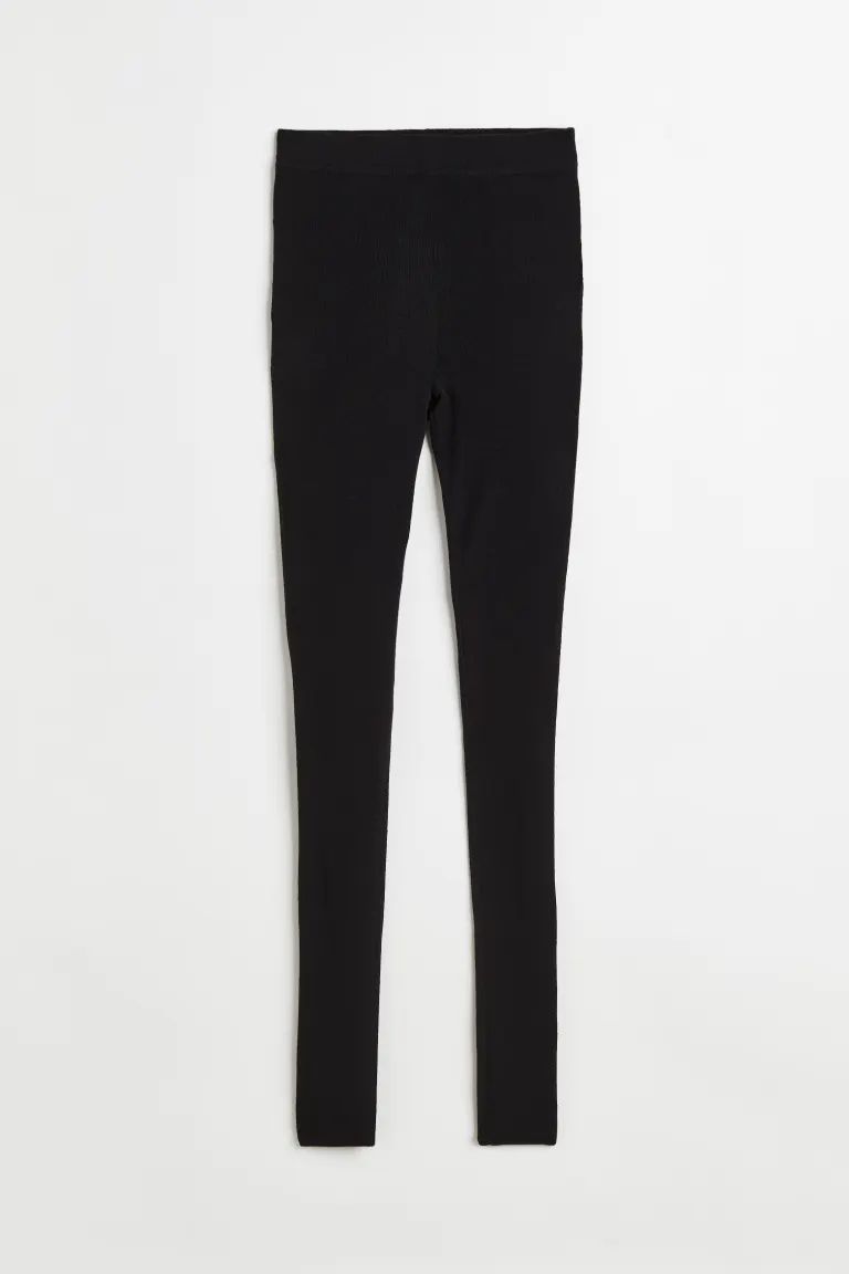 Cashmere-blend Leggings - Black - Ladies | H&M US | H&M (US + CA)