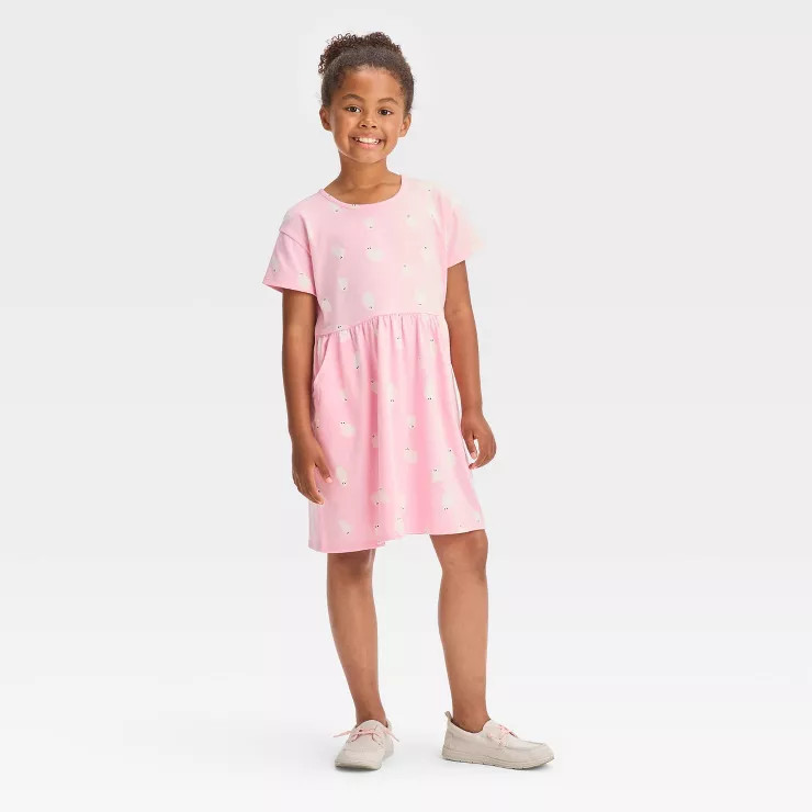 Girls' Short Sleeve Halloween Dress - Cat & Jack™ | Target