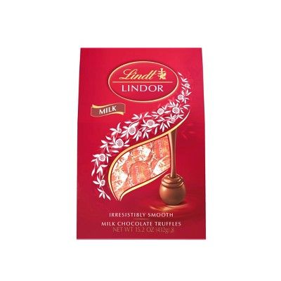 Lindt Lindor Milk Chocolate Truffles - 15.2oz | Target