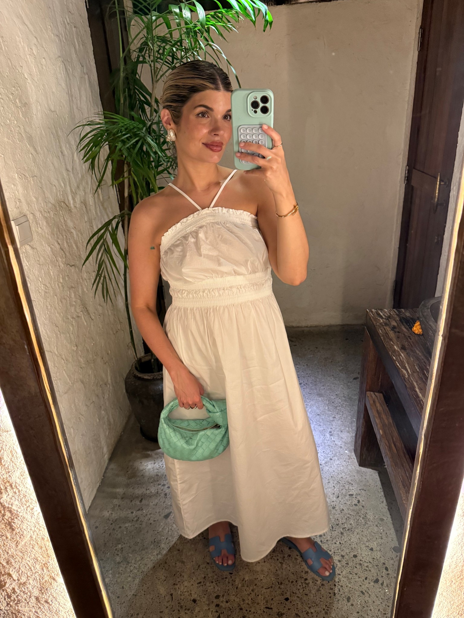 Din Fit: easy, summer cotton dress for all occasions. Runs tts, I’m wearing size M to grow into it all summer. 

#LTKSummerEdit #LTKBump #LTKFindsUnder50