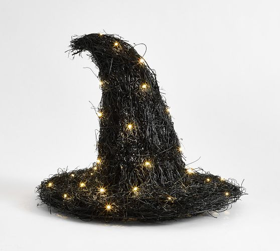 Lit Hanging Witches Hat | Pottery Barn (US)