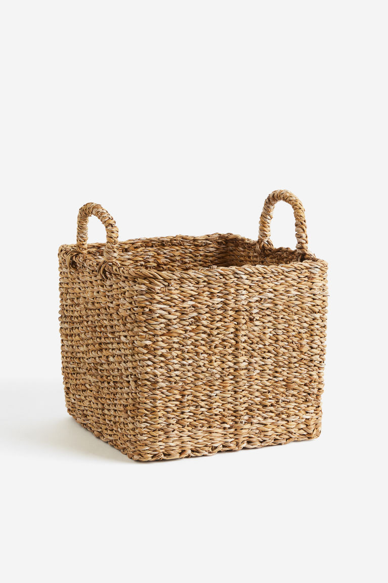 H & M - Braided Storage Basket - Beige | H&M (US + CA)
