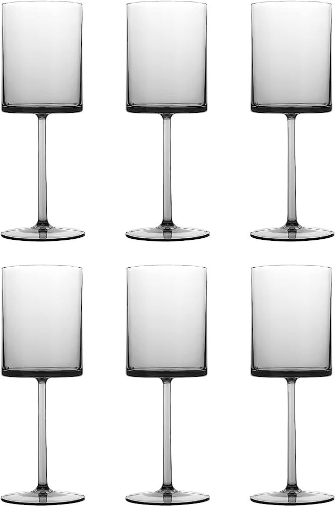 XINGUO PLASTIC Classic Acrylic Premium Quality Plastic Tumblers |Set of 6 Grey, 6 Each: 15-Ounce,... | Amazon (US)