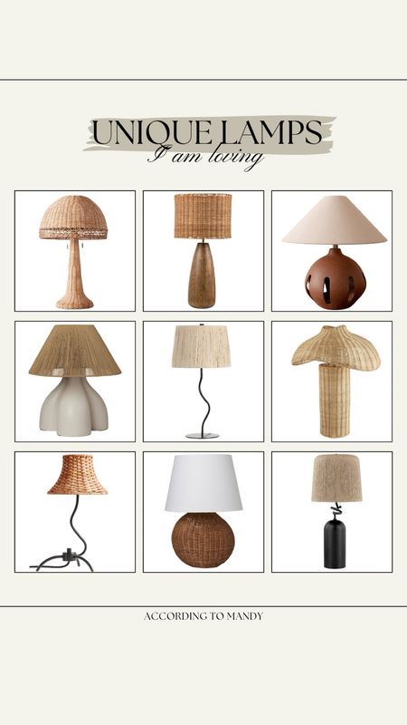 Unique Lamps I am loving!

unique lamps, lamps, woven lamps, table lamps, wicker lamps, rattan lamps, mini table lamp, wayfair lamps, wayfair finds, wayfair home, wood table lamp, organic modern home 

#LTKStyleTip #LTKHome