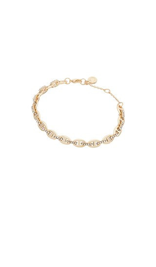 BaubleBar Thalia Pave Bracelet in Metallic Gold. | Revolve Clothing (Global)