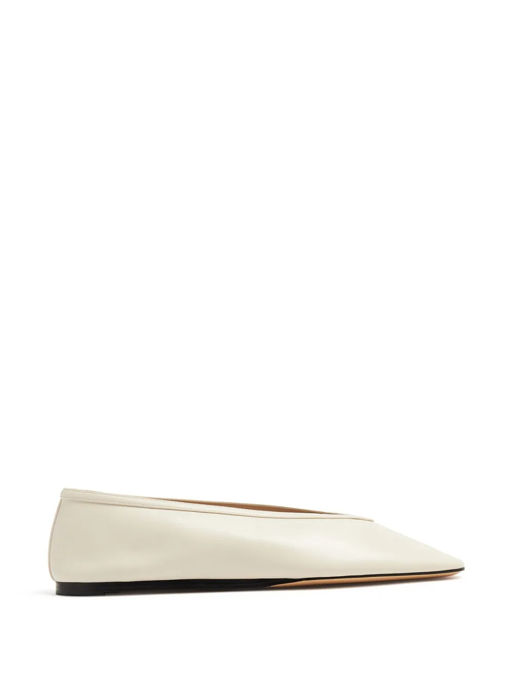 Le Monde Beryl Luna Leather Ballerina Shoes - Farfetch | Farfetch Global