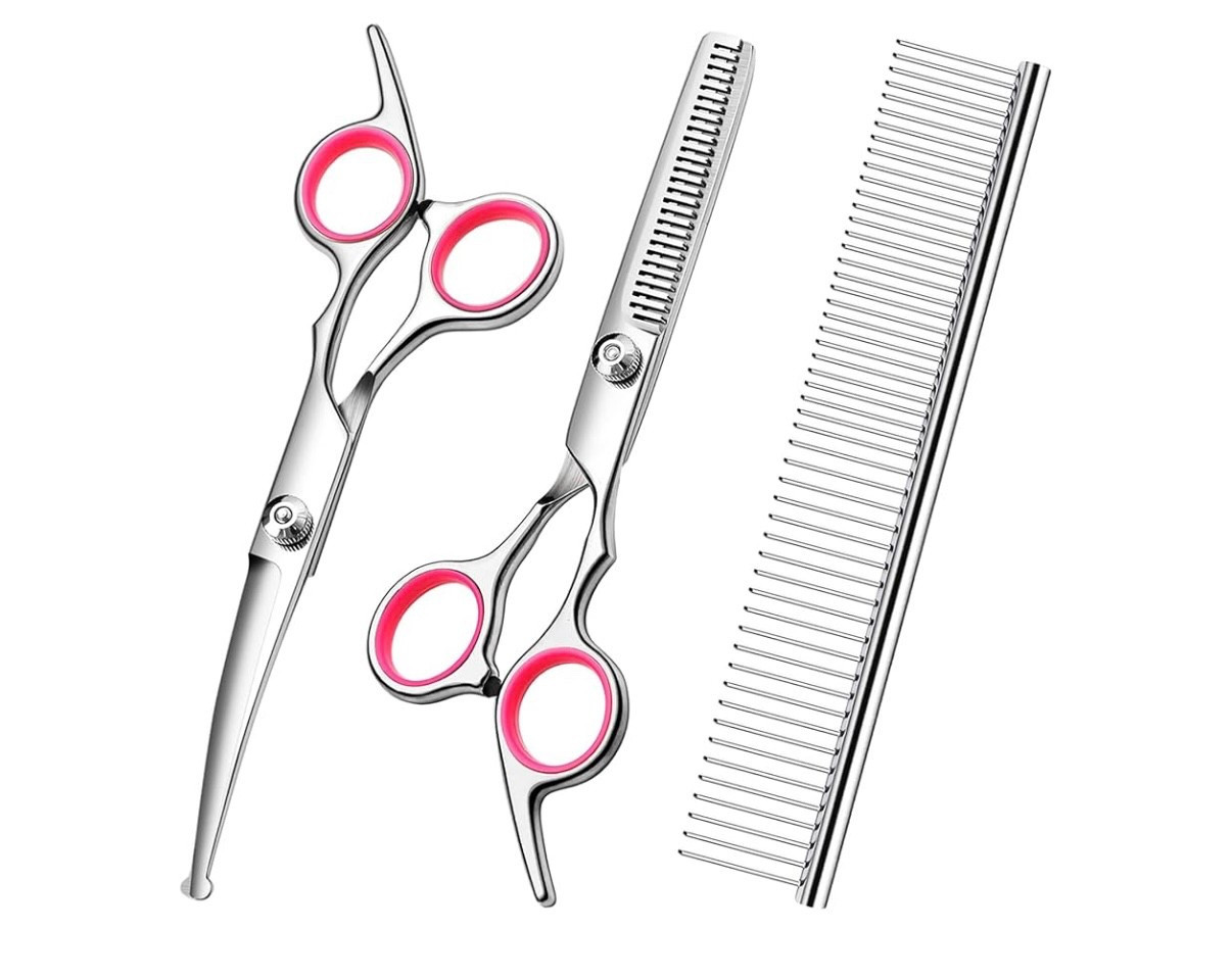 These are super sharp and safe to use around your puppy. Great for trimming grinch paws🤣