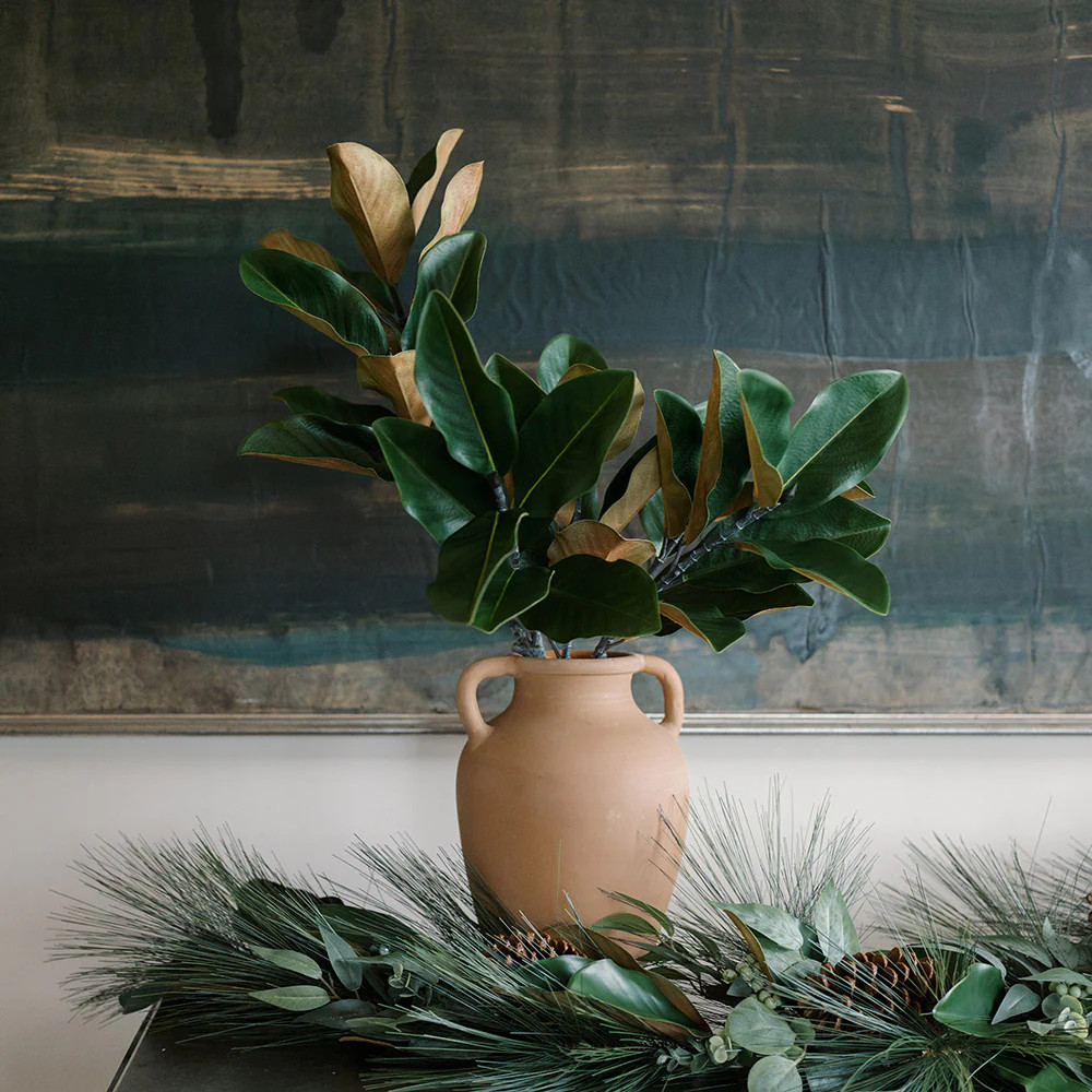 12" Terracotta Vase with Handles | CG Hunter