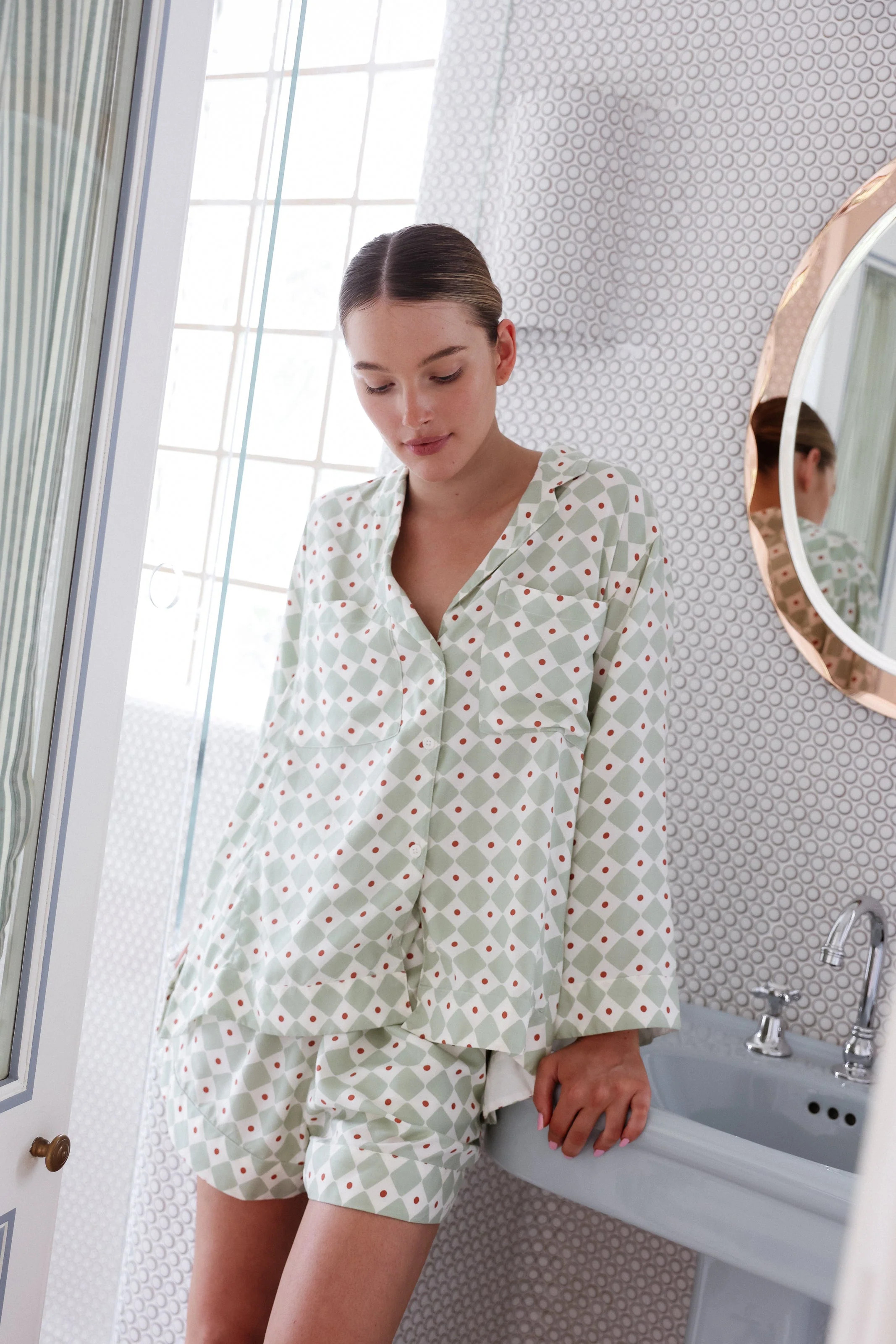 Peta Sleep Set - ECOVERO™ - Diamond | Piyama US