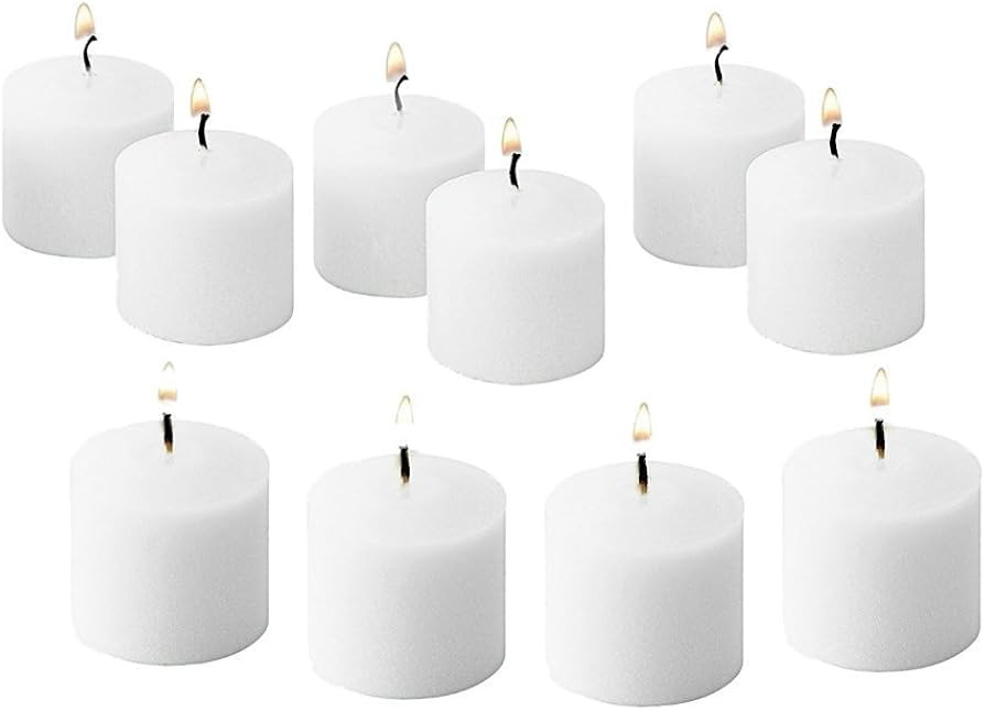 D'light Online Long 10 Hour Burn Time Unscented Votive Candles - for Birthdays, Baby Shower, Home... | Amazon (US)