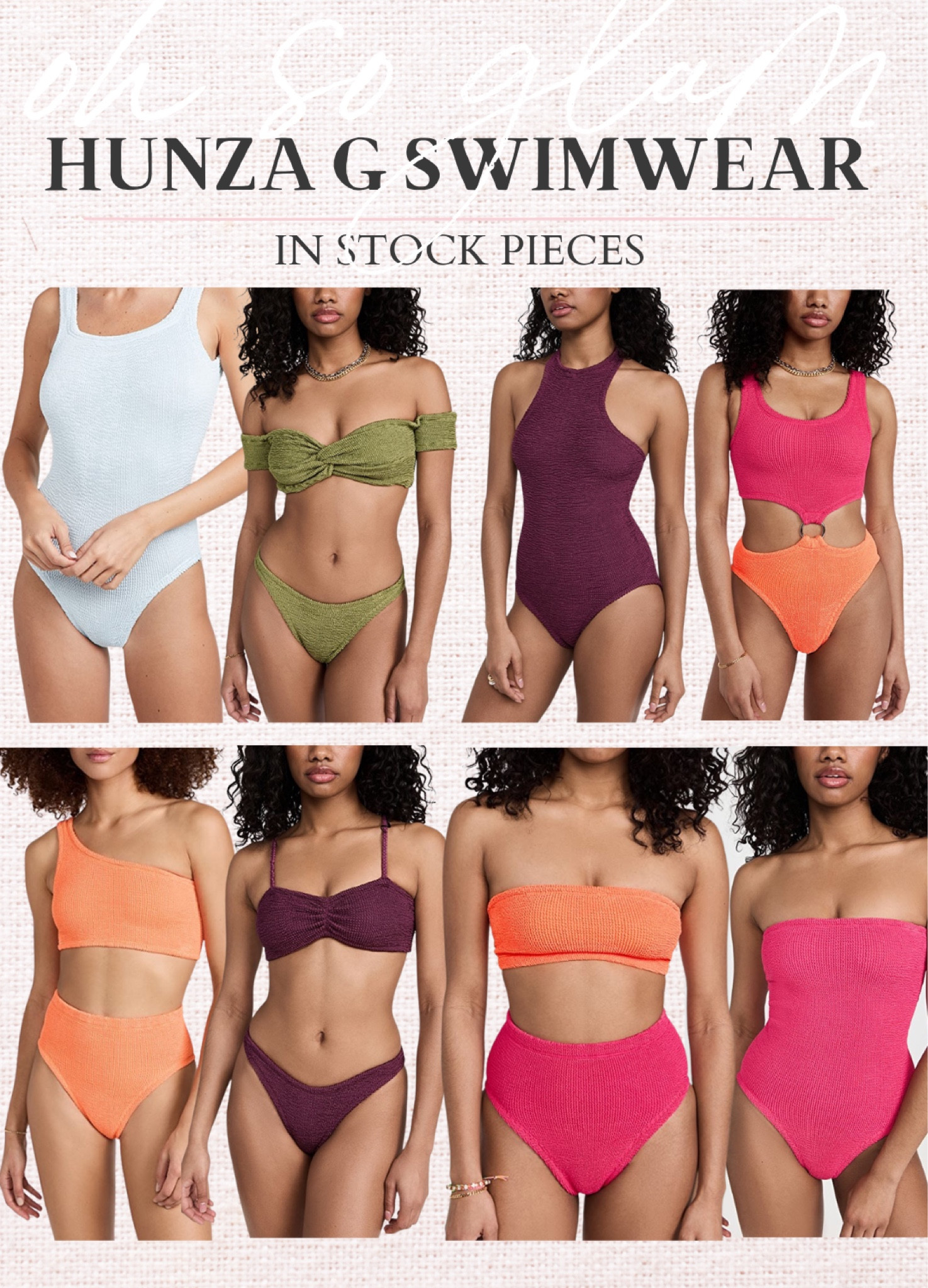 Spring Forward Sale
20% OFF Use code FRESH on select Hunza G swimsuits! 

#LTKFind #LTKsalealert #LTKSeasonal