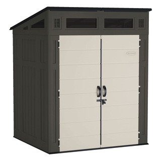 Suncast Modernist Outdoor Storage Shed, Grey, 72-in x 60-in#060-3509-0 | Canadian Tire