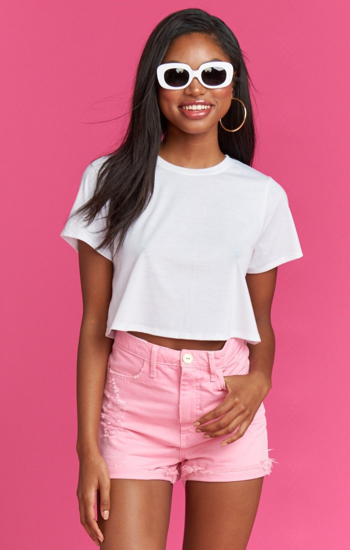 Raleigh Roll Up Shorts ~ Flamingo | Show Me Your Mumu