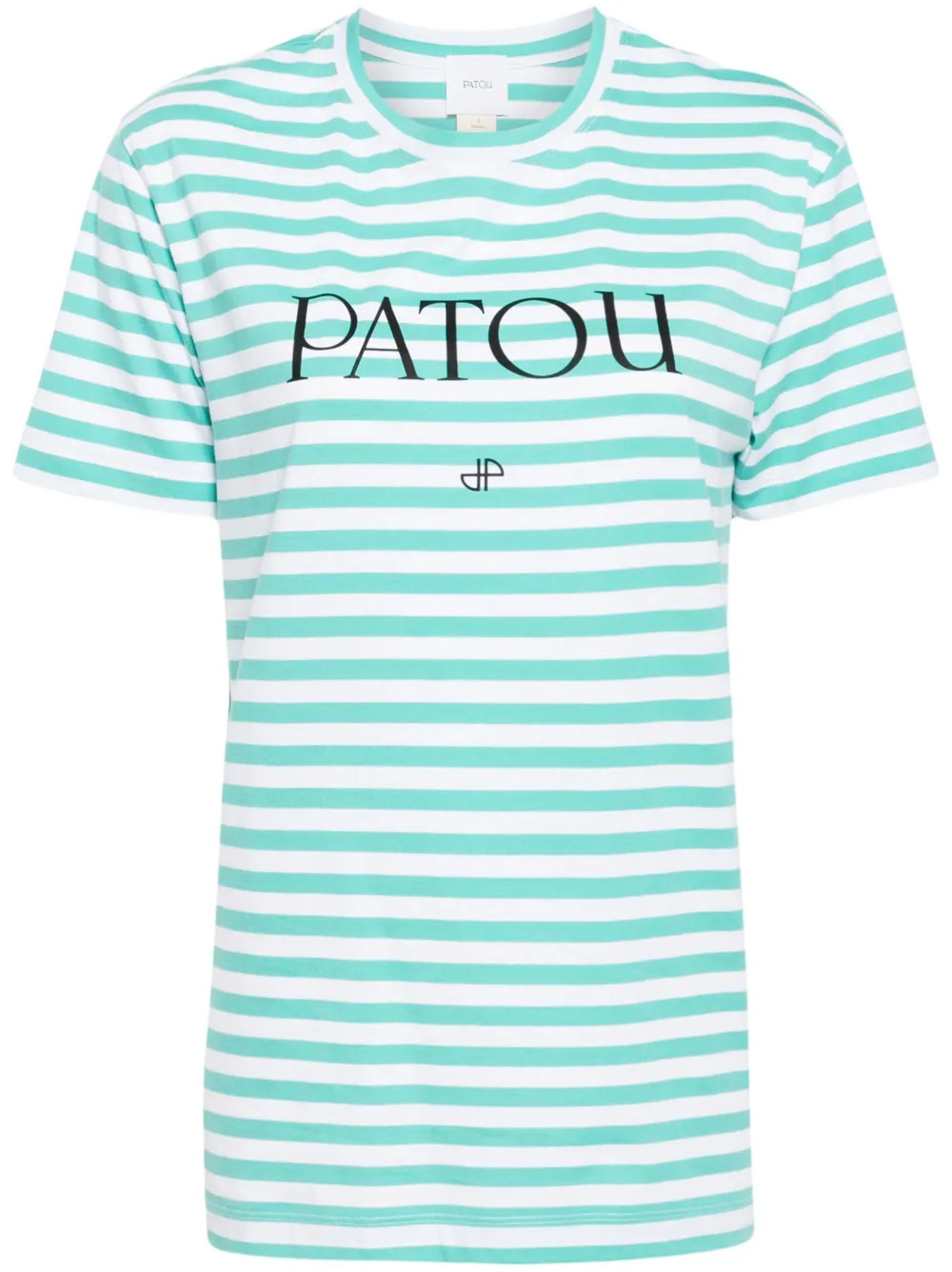 striped logo-print T-shirt | Farfetch Global
