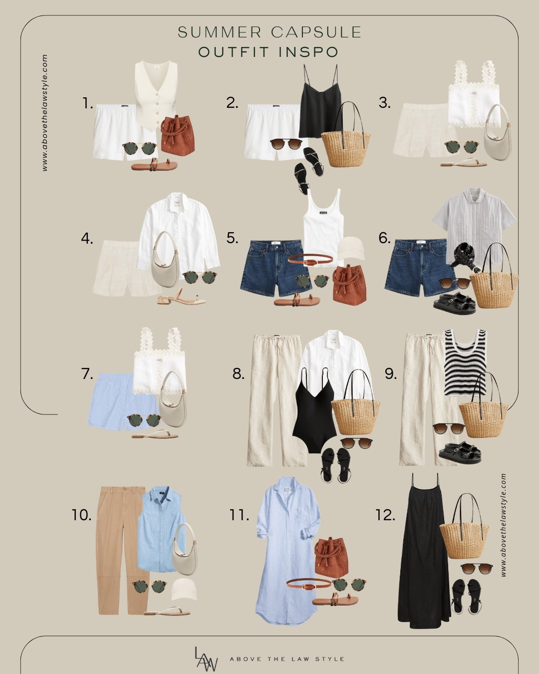 Summer Capsule: Outfit Ideas

#LTKStyleTip #LTKSummerEdit #LTKFindsUnder100