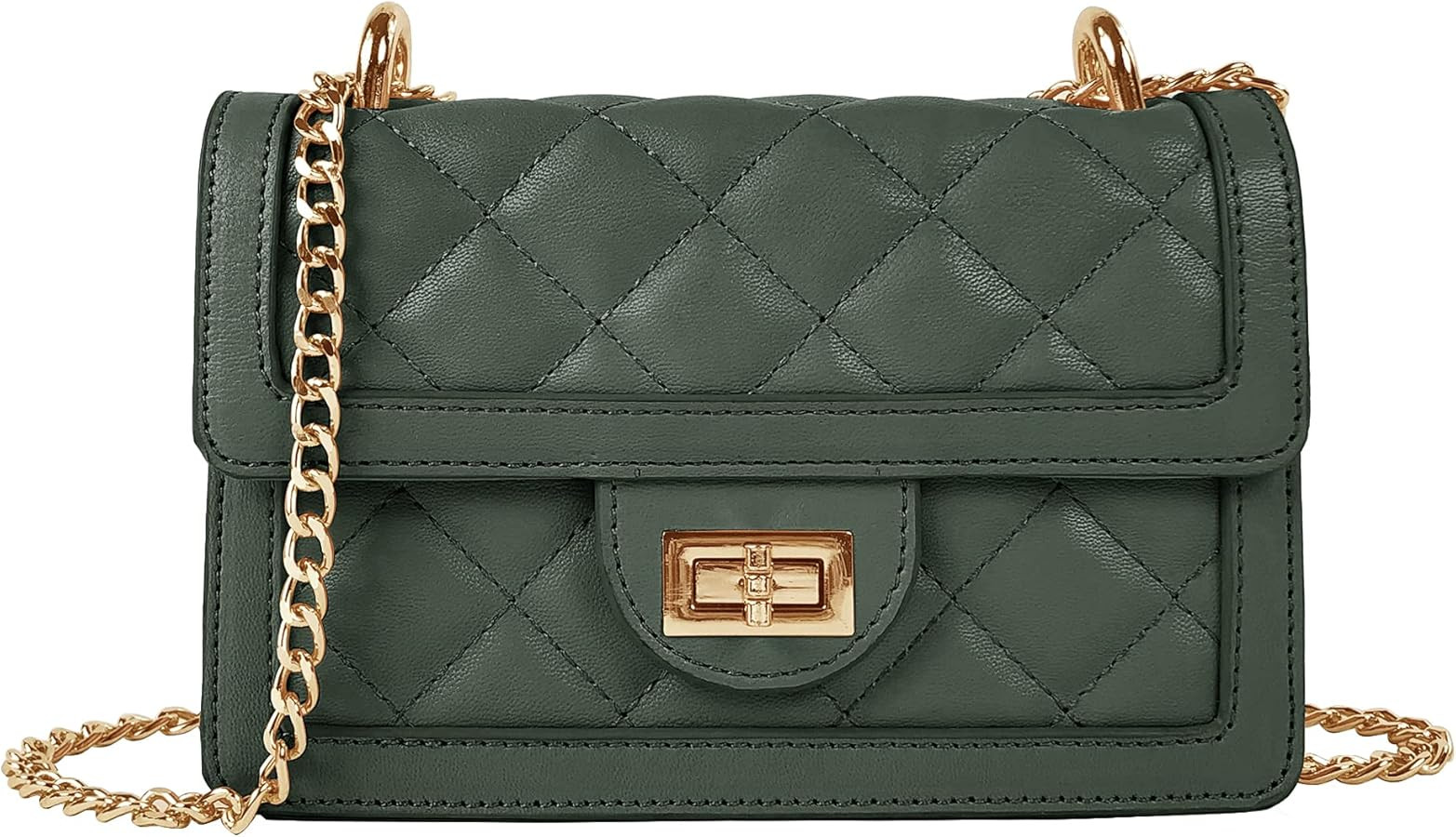 SG SUGU Small Quilted Crossbody Bag, Trendy Designer Mini Shoulder Bag, Phone Wallet Purse for Wo... | Amazon (US)