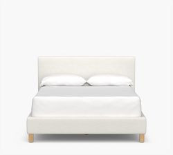 Arlo Upholstered Square Bed | Pottery Barn (US)