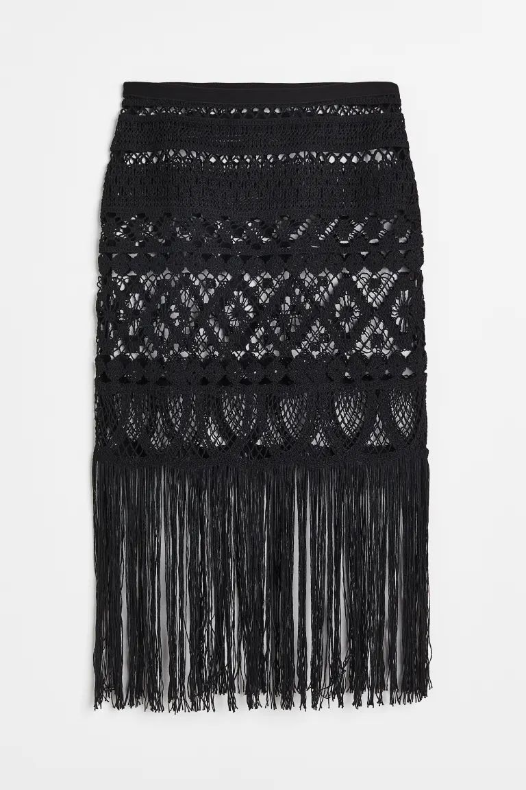 Crochet-look skirt | H&M (US)