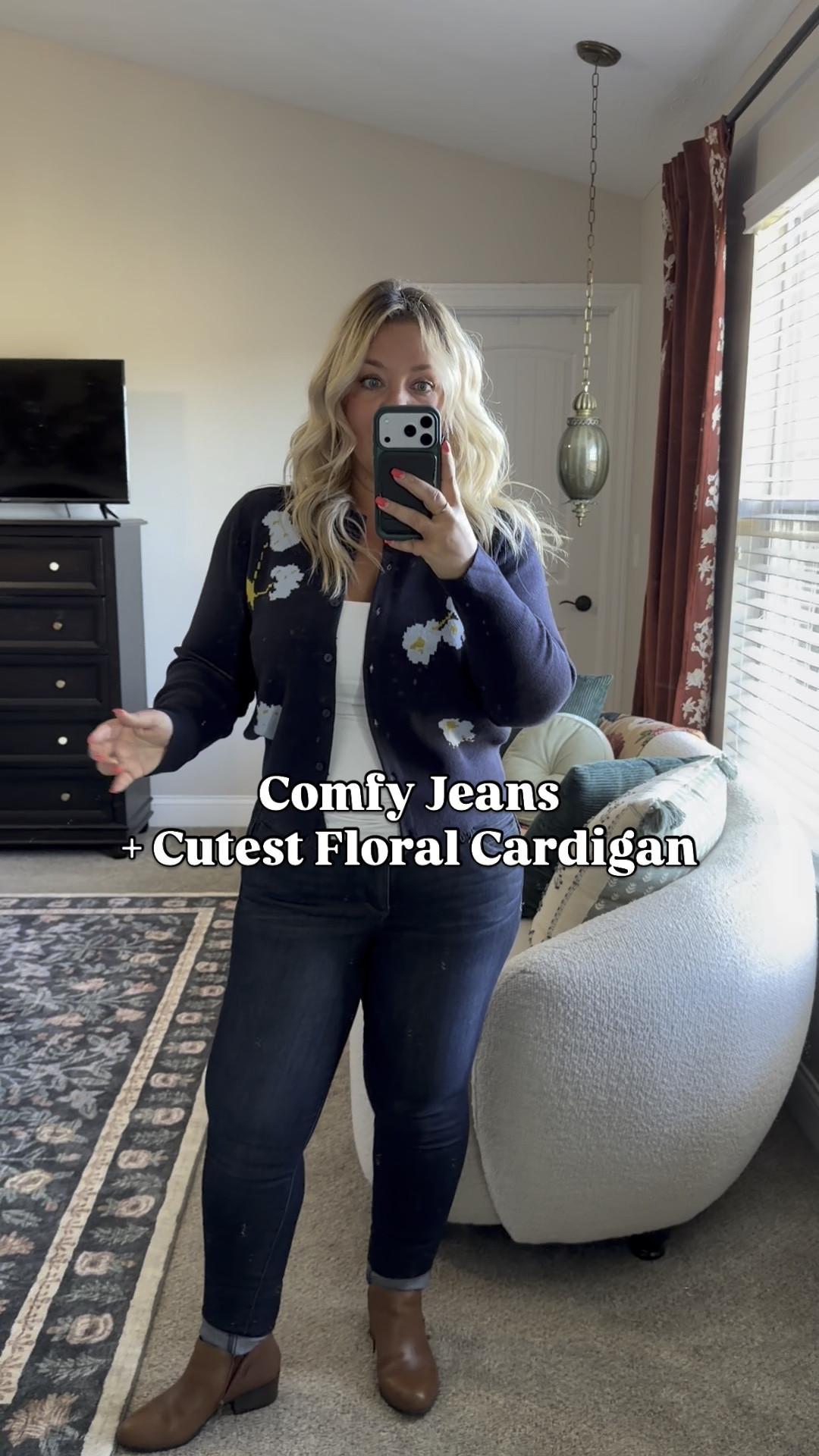 I’ll never stop talking about how comfy these jeans are!! And paired with this cutie floral cardigan?! Yes please!! 

#LTKMidsize #LTKPetite #LTKFindsUnder50