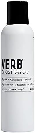 Verb Ghost Dry Oil, Vegan Lightweight Conditioner Oil Detangles and Promotes Shiny Hair, All Hair... | Amazon (US)