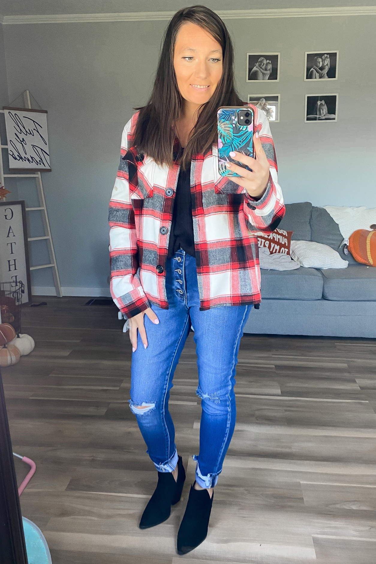 This shacket is from Sam’s club very comfortable. Such good quality too. It’s under $30

#LTKSeasonal #LTKstyletip