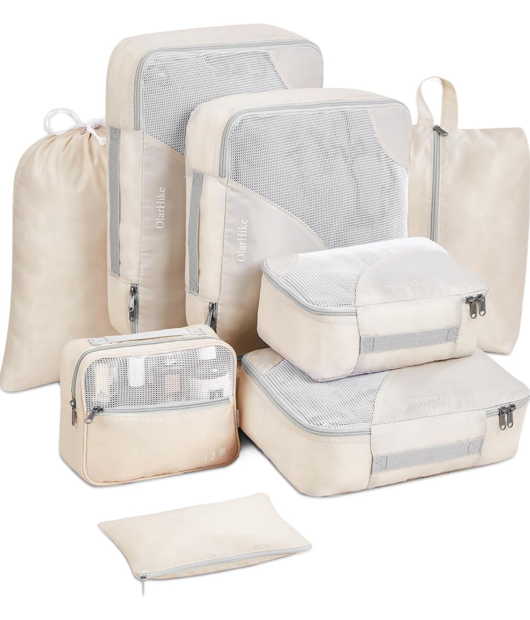 32% off plus extra 20% off 🎉

OlarHike 8 Packing Cubes for Travel, 4 Sizes (Extra Large, Large, Medium, Small) for Luggage Organizer Set, Travel Accessories and Essentials, Carry On Suitcases, Cream

#LTKTravel #LTKSaleAlert #LTKFindsUnder50