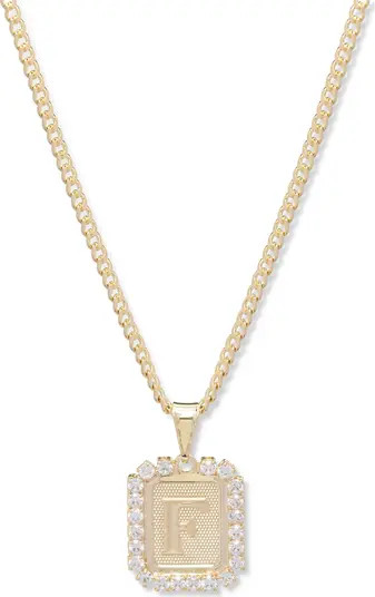 Royal Initial Card Necklace | Nordstrom