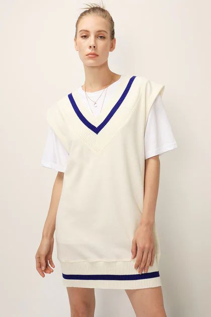 Kenzie Oversized Knit Vest | Storets (Global)