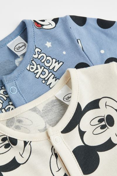 2-pack Printed Cotton Pajama Jumpsuits | H&M (US + CA)