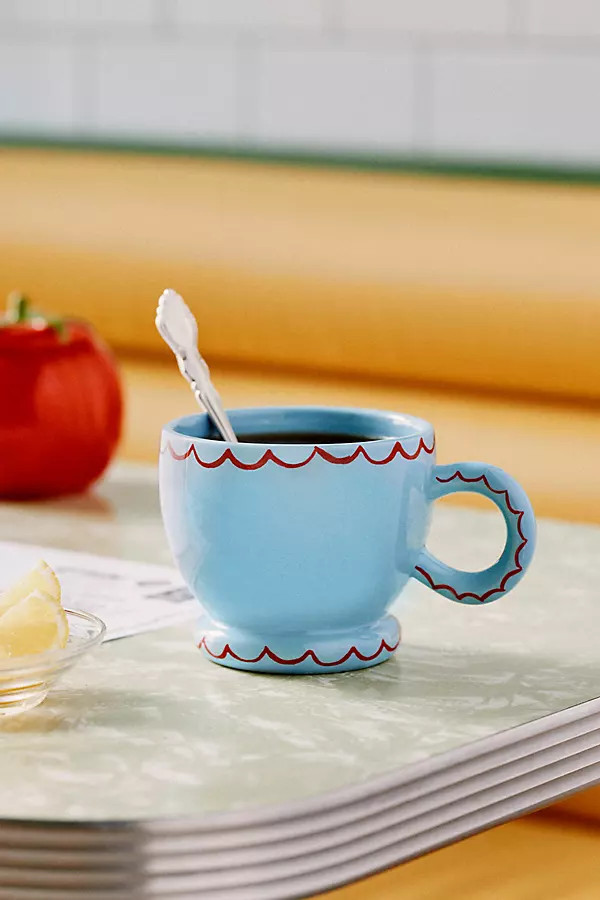 Damson Madder Stoneware Mug | Anthropologie (UK)