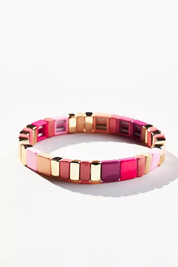 Colorful Chicklet Bracelet | Anthropologie (US)